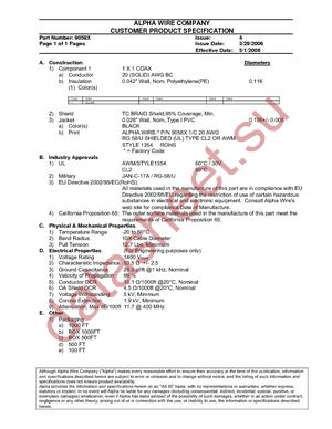 9058X BK001 datasheet  